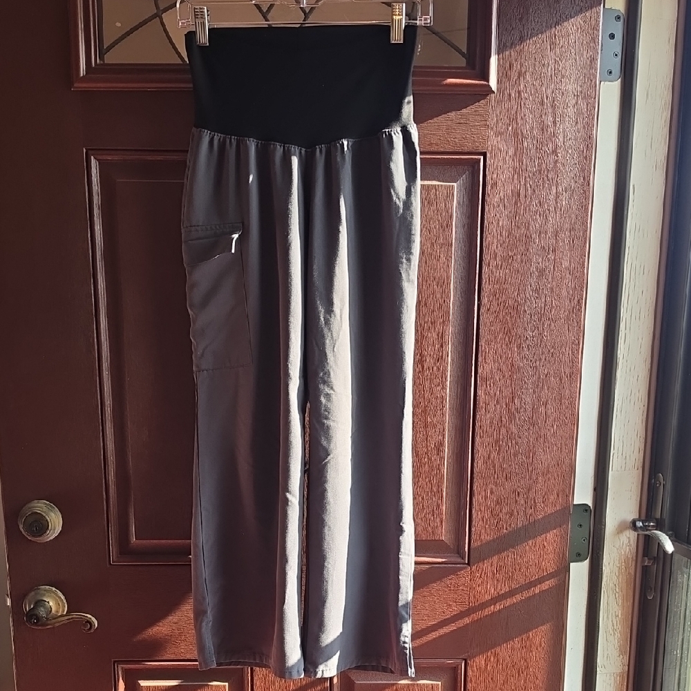 Medline Ave Maternity Gray Scrub Pants Size XSP